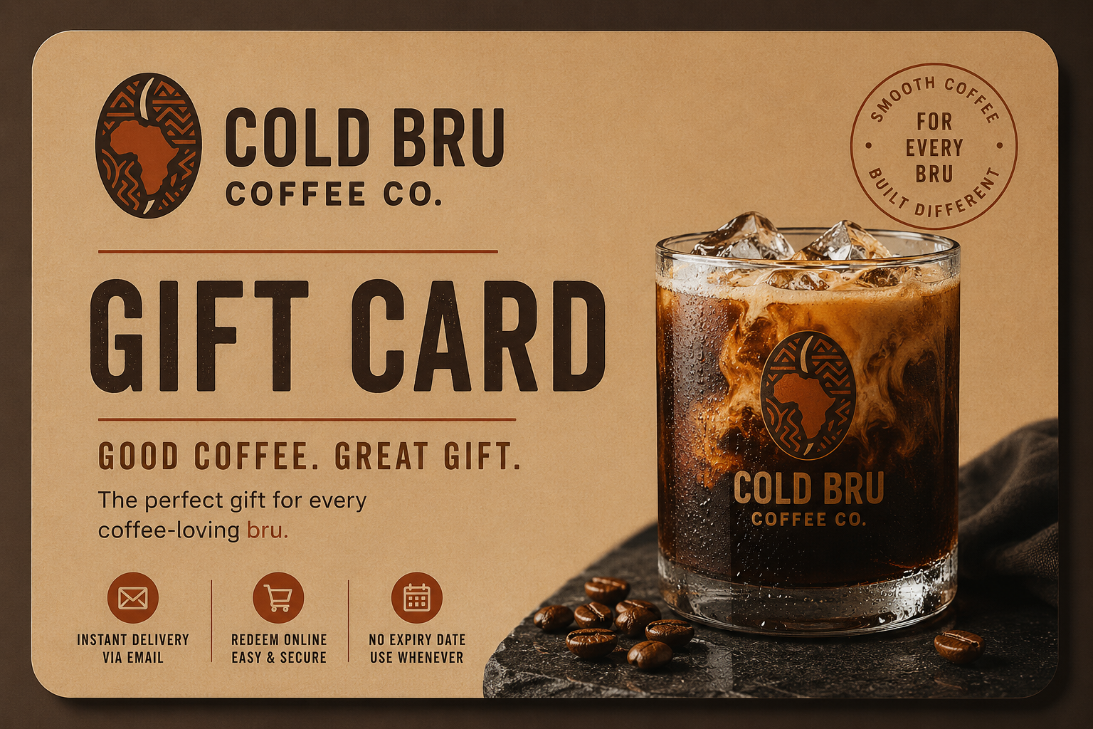 Cold Bru Coffee Co. Gift Card